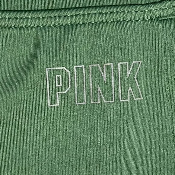 Pink Active Women's Green Leggings Size Medium - Picture 6 of 9